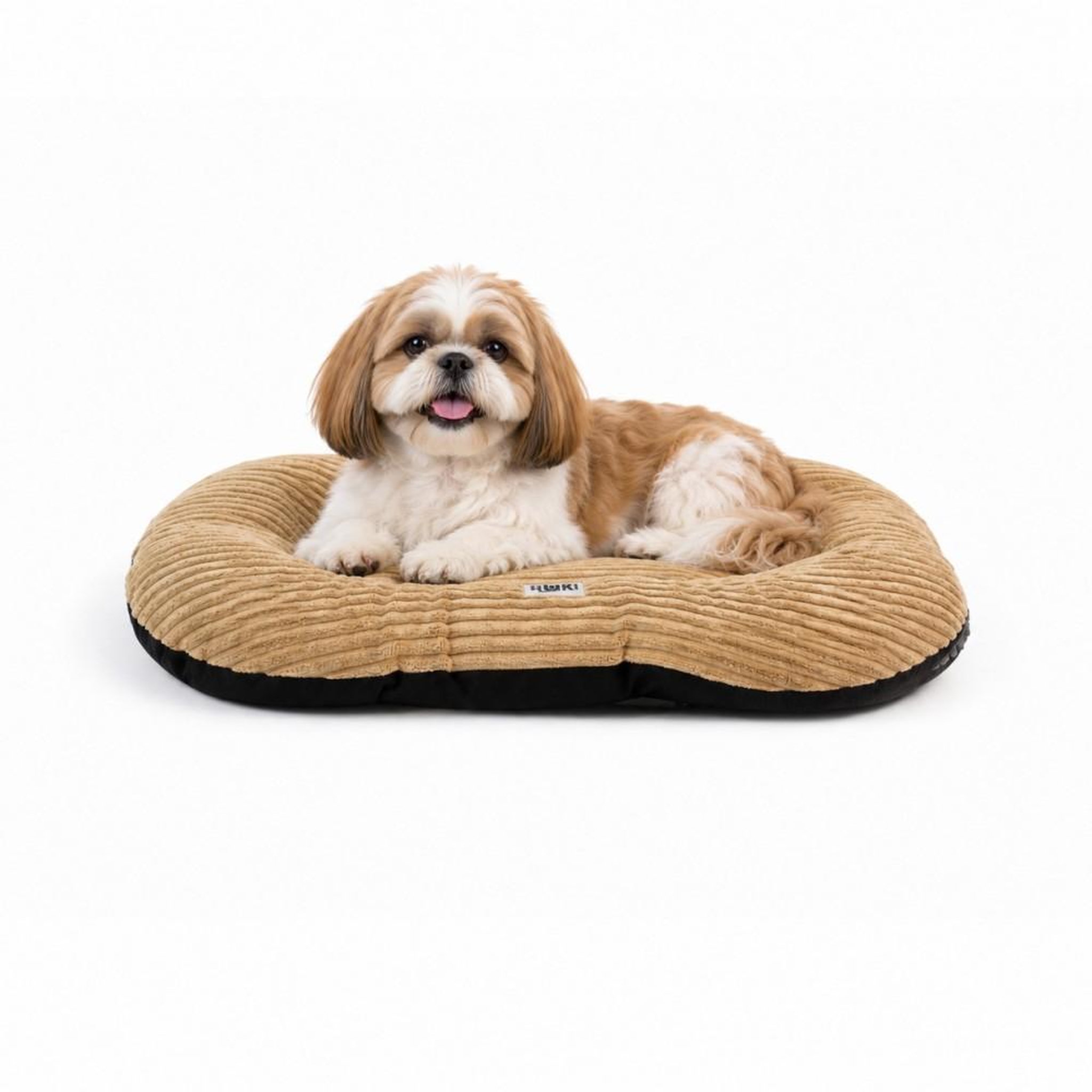 Voir la diapositive 2 : MON AMI LUKI MON AMI LUKI - Coussin ovale antidérapant en velours côtelé pour chien