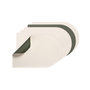 Voir la diapositive 1 : BJORN Set de table rectangovale réversible - 6 pièces - Cuir recyclé blanc crème et vert de gris