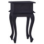 Voir la diapositive 5 : VIDAXL Table de chevet Cafe noir clair 35x30x60cm Bois d'acajou massif