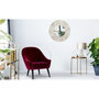 Voir la diapositive 5 : Paris Prix Fauteuil Scandinave Velours  Ulla  88cm Bordeaux