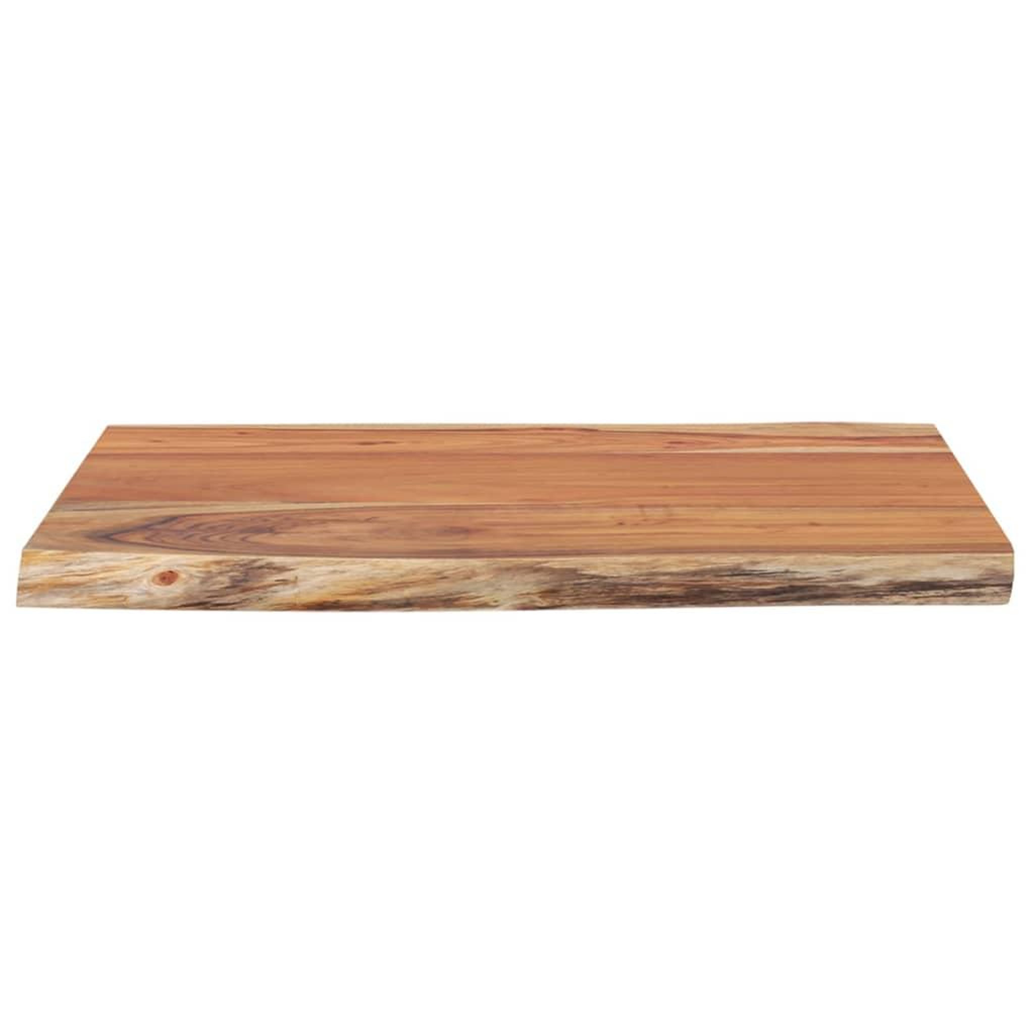 Voir la diapositive 5 : VIDAXL Dessus de table 70x60x2,5 cm rectangulaire bois massif acacia