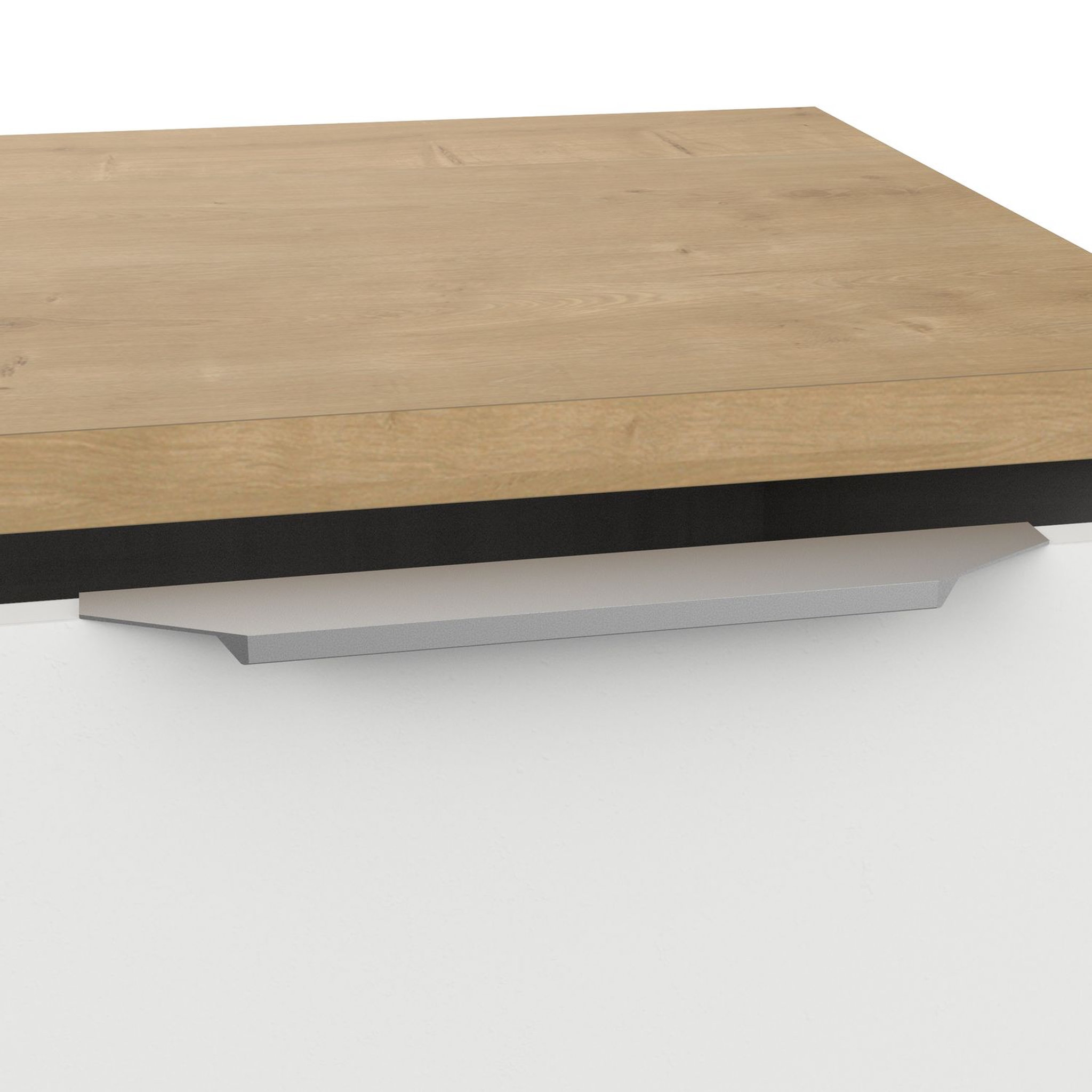 Voir la diapositive 3 : Buffet 3 portes 2 tiroirs L121 cm ILYES