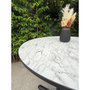 Voir la diapositive 3 : Paris Prix Table de Jardin Ronde  Bistro  60cm Blanc