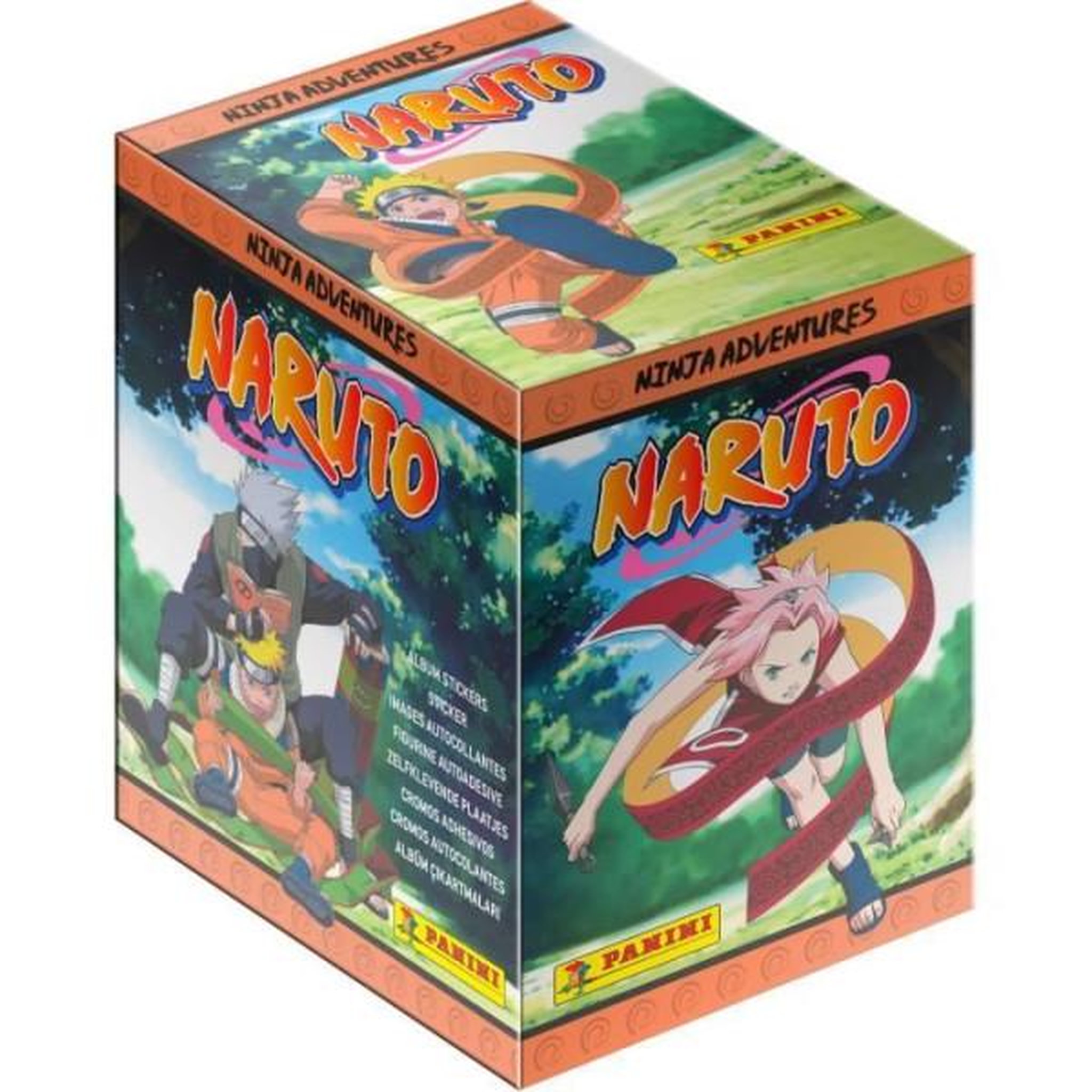 Panini Boîte de 36 pochettes - PANINI - NARUTO - Les aventures d'un ninja - 180 stickers