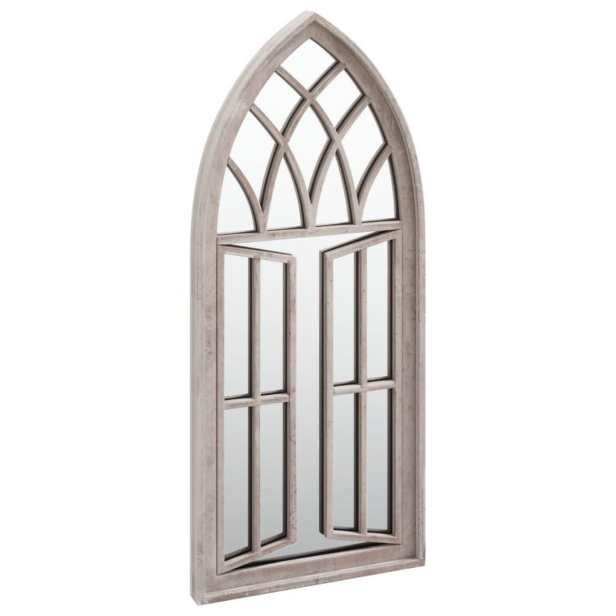 VIDAXL Miroir de jardin Sable 70x30 cm Fer pour utilisation exterieure