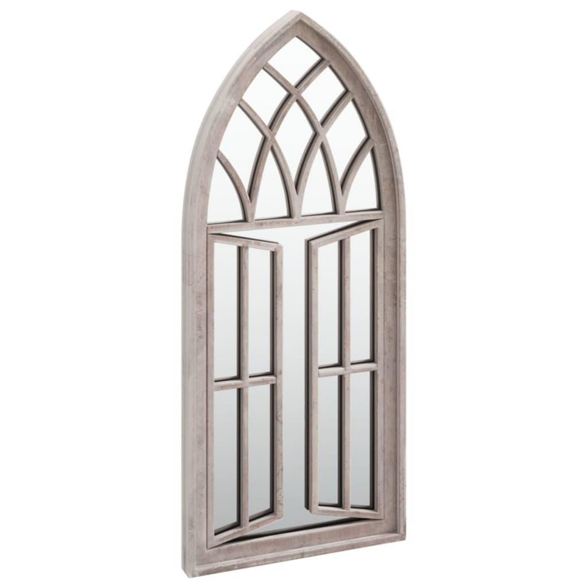 VIDAXL Miroir de jardin Sable 70x30 cm Fer pour utilisation exterieure