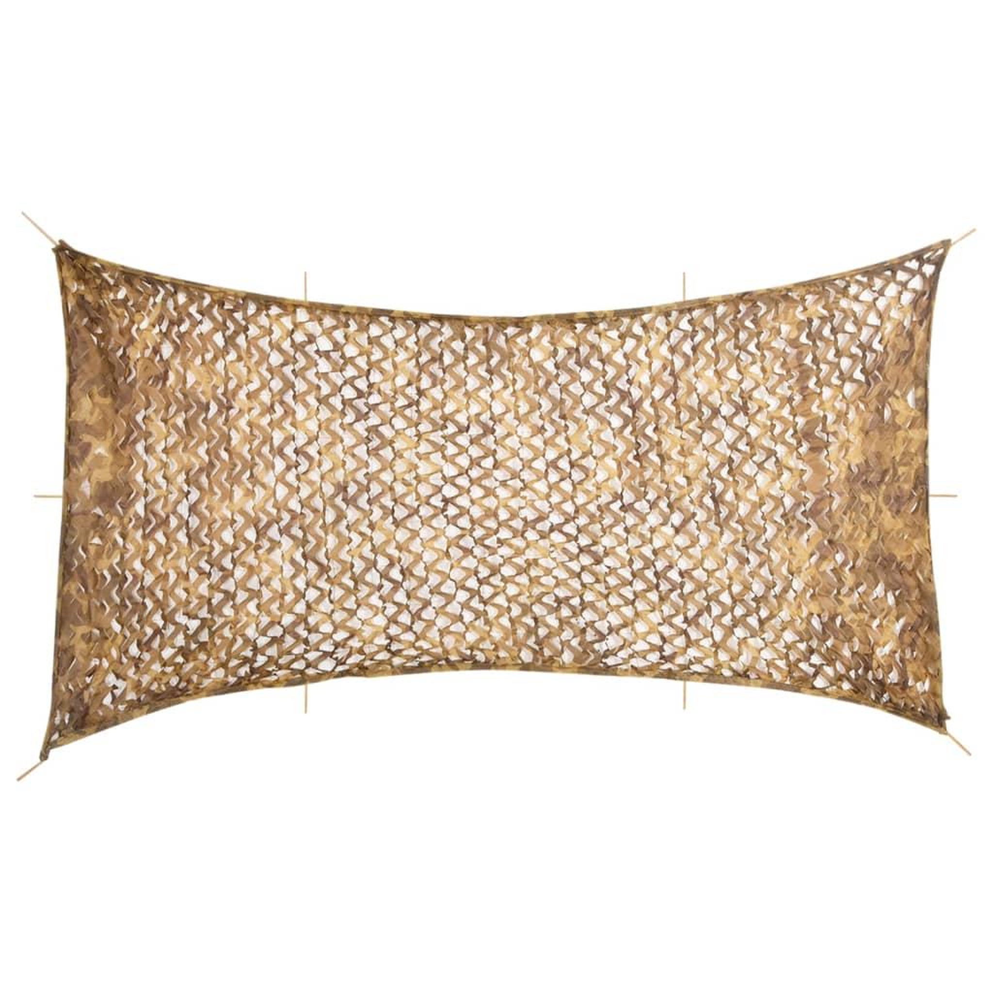 VIDAXL Filet de camouflage avec sac de rangement 708x423 cm sable