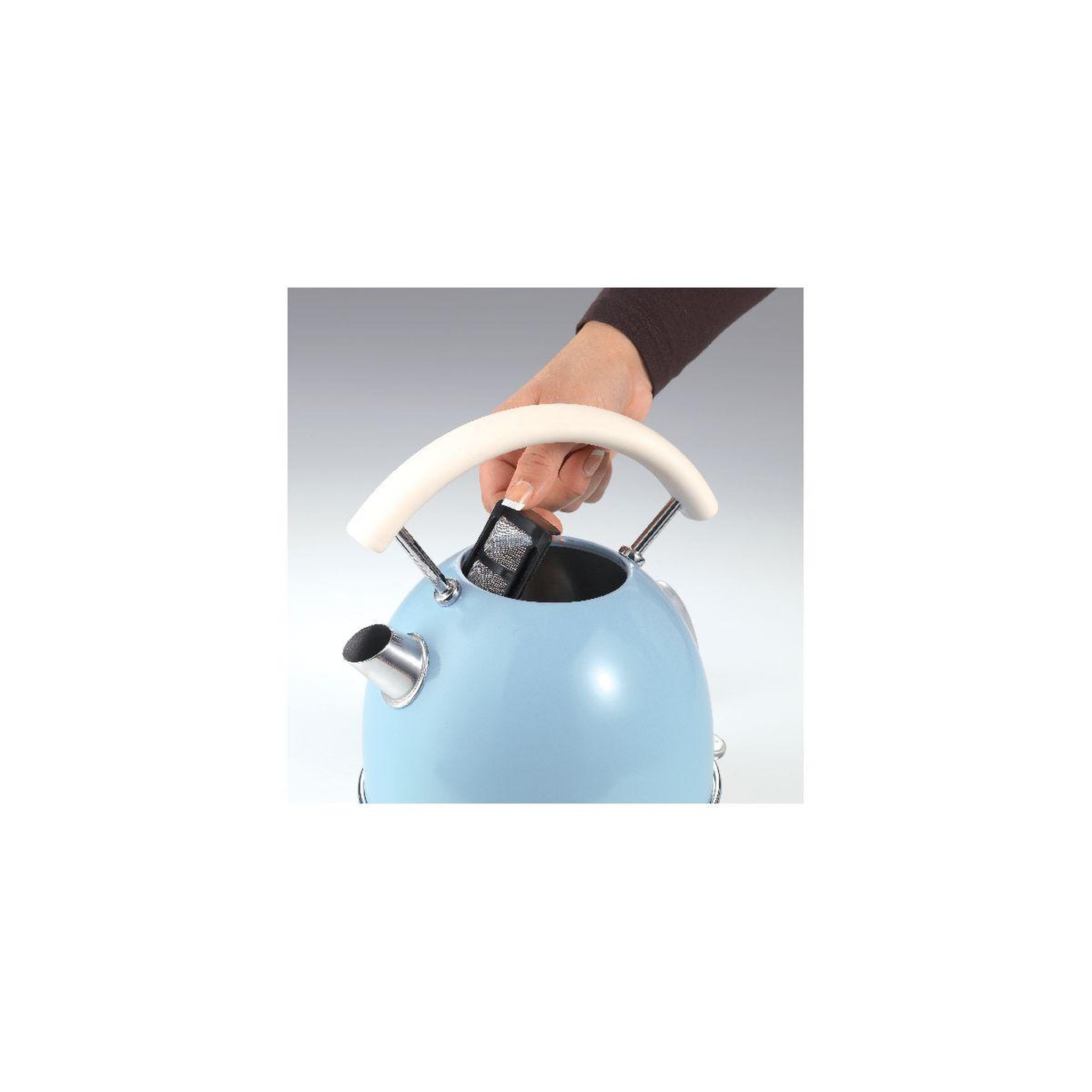 Voir la diapositive 4 : ARIETE Bouilloire vintage bleue 1.7l