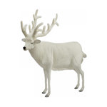 Hansa Hansa Peluche Geante Renne Blanc 150 cm H et 140 cm L