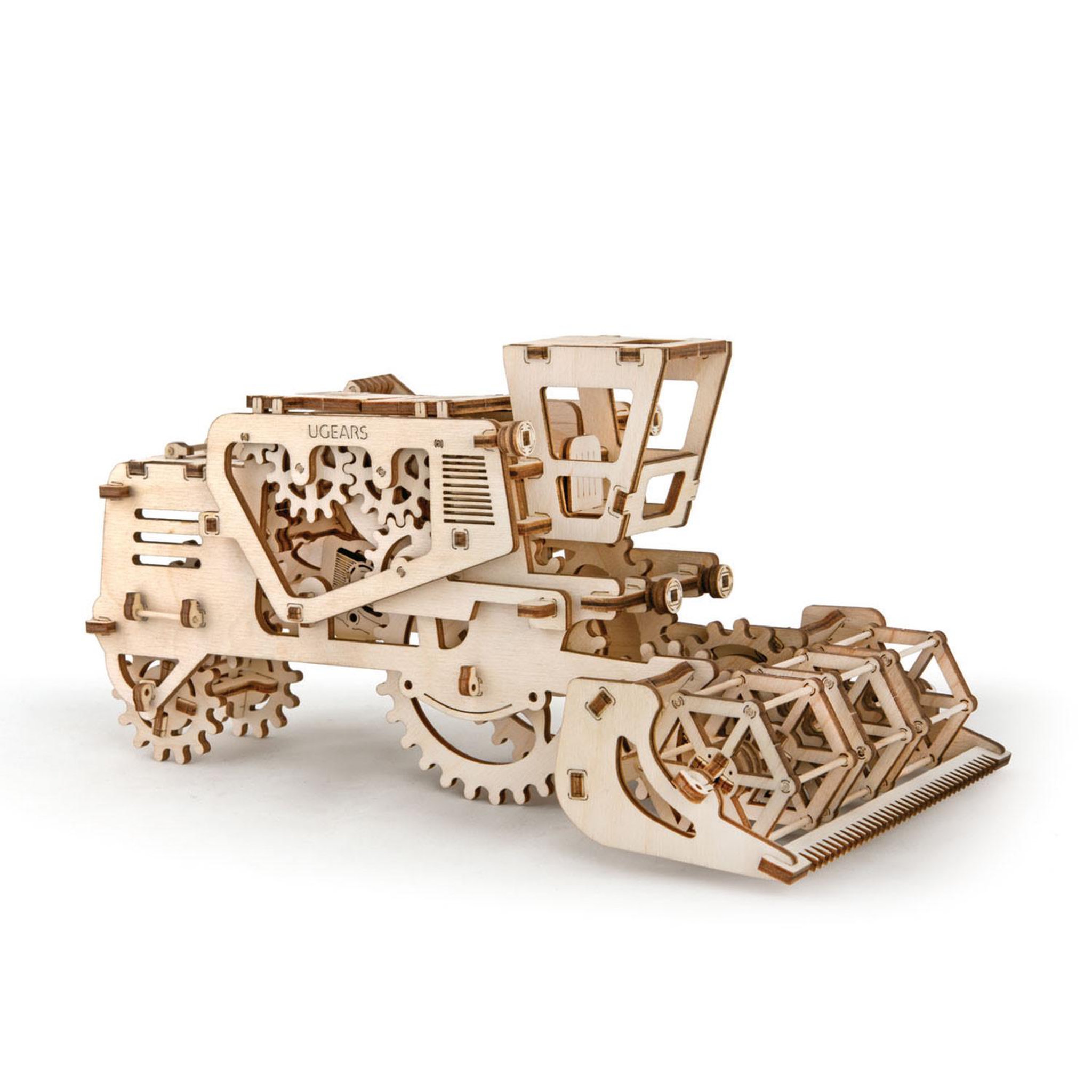 Voir la diapositive 1 : Graine créative Maquette En Bois 3D - Moissonneuse-Batteuse 27 Cm