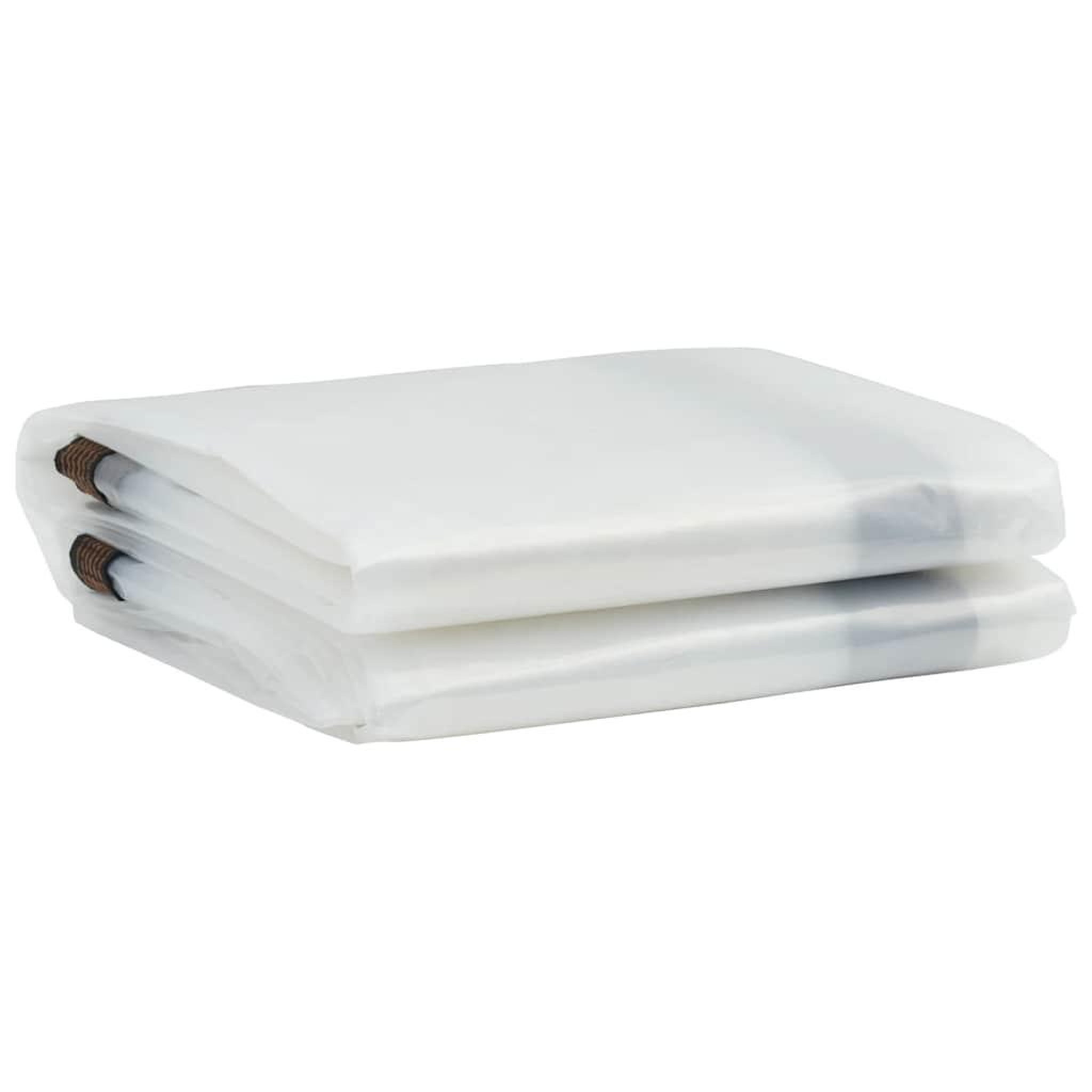 Voir la diapositive 3 : VIDAXL Bache transparente avec œillets 2x12 m polyethylene