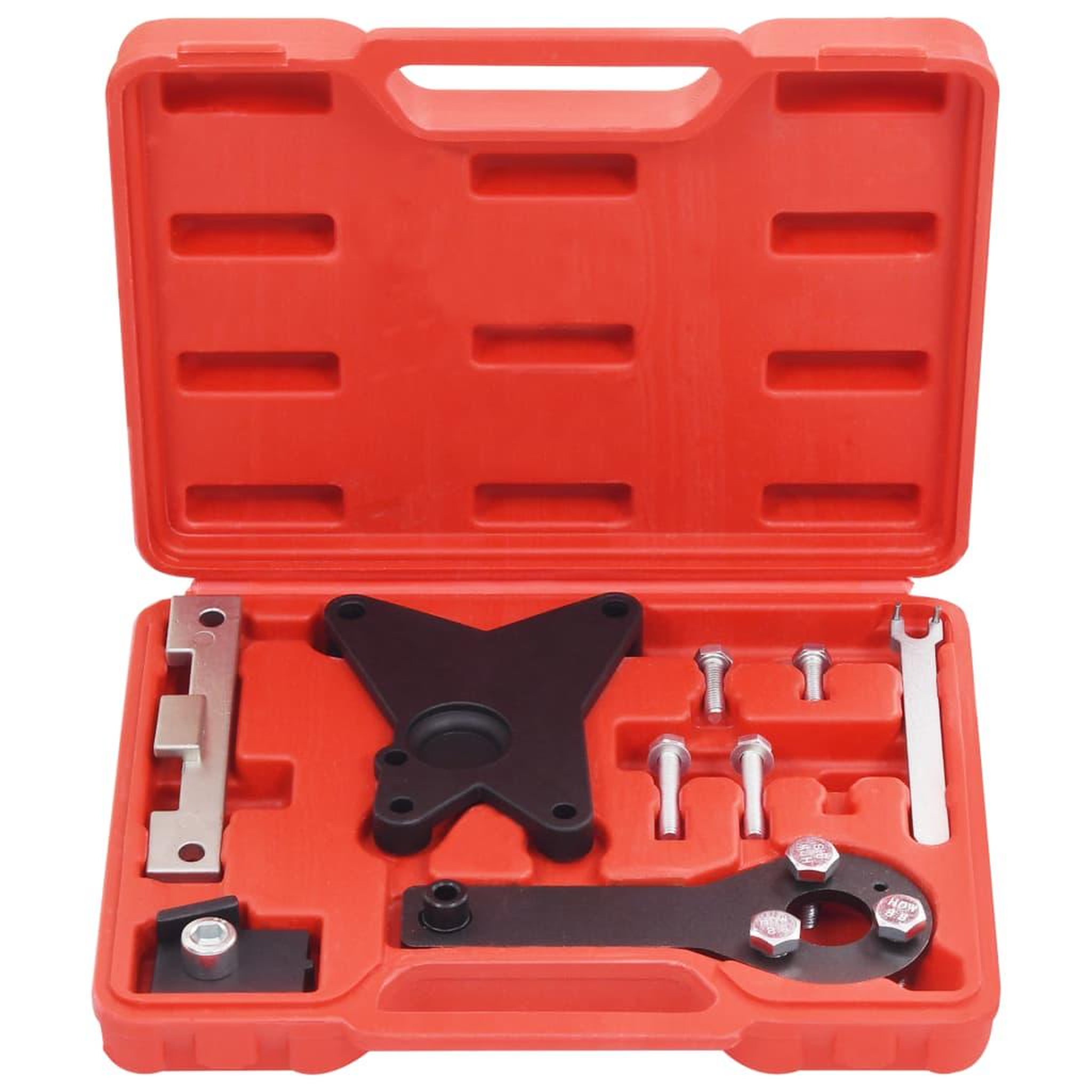 Voir la diapositive 2 : VIDAXL Kit d'outils de reglage de moteur 9 pcs