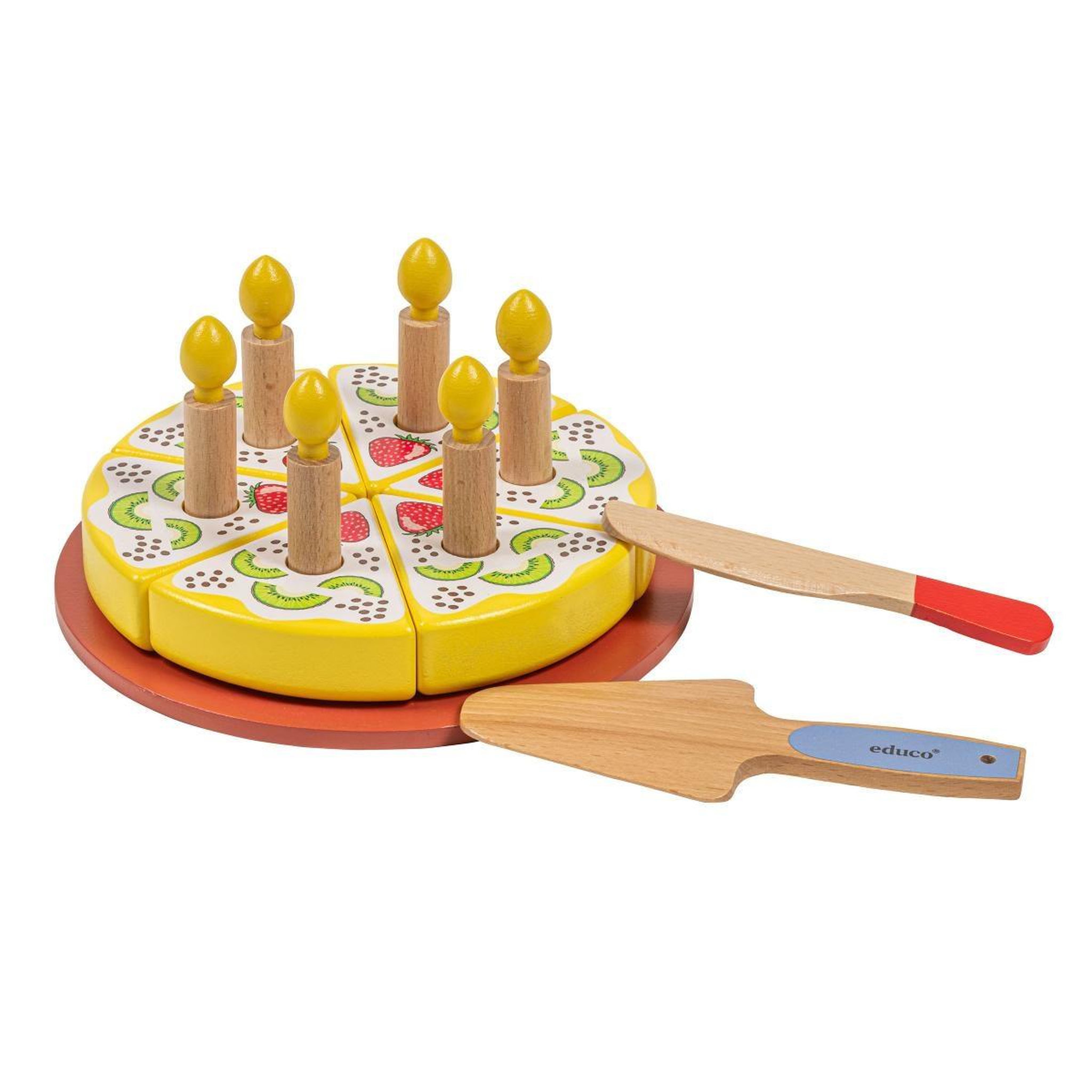 EDUCO Ensemble de gâteau d'anniversaire - set alimentaire — ensemble de 14 pièces — SP