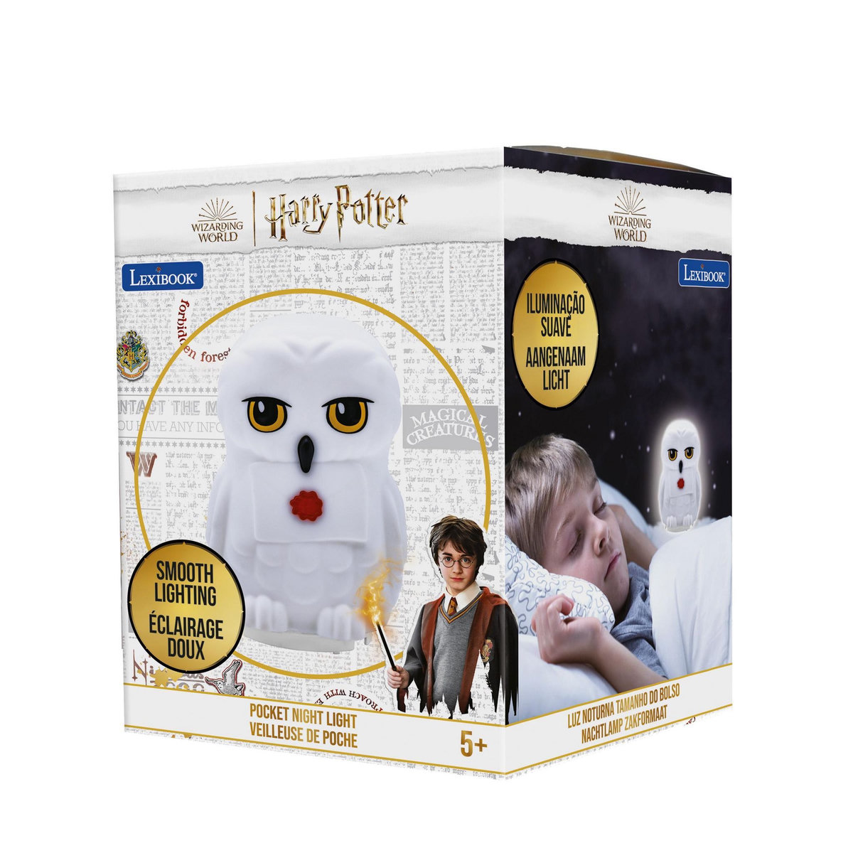 Lexibook Veilleuse Hedwige en 3D avec variation de couleurs