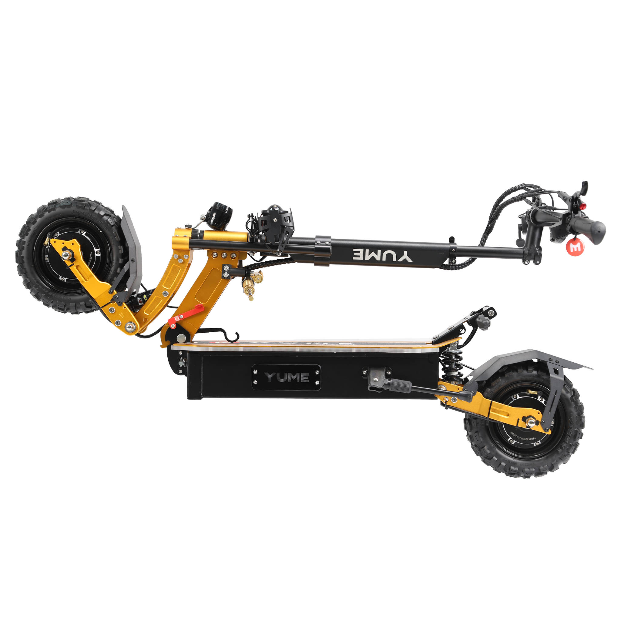 Voir la diapositive 3 : YUME Trottinette électrique yume x11+, batterie 60 v 27 ah, application et nfc, orange