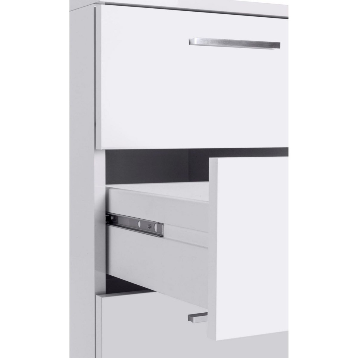 Bureau d'angle droit 3 tiroirs 180 cm VASTO