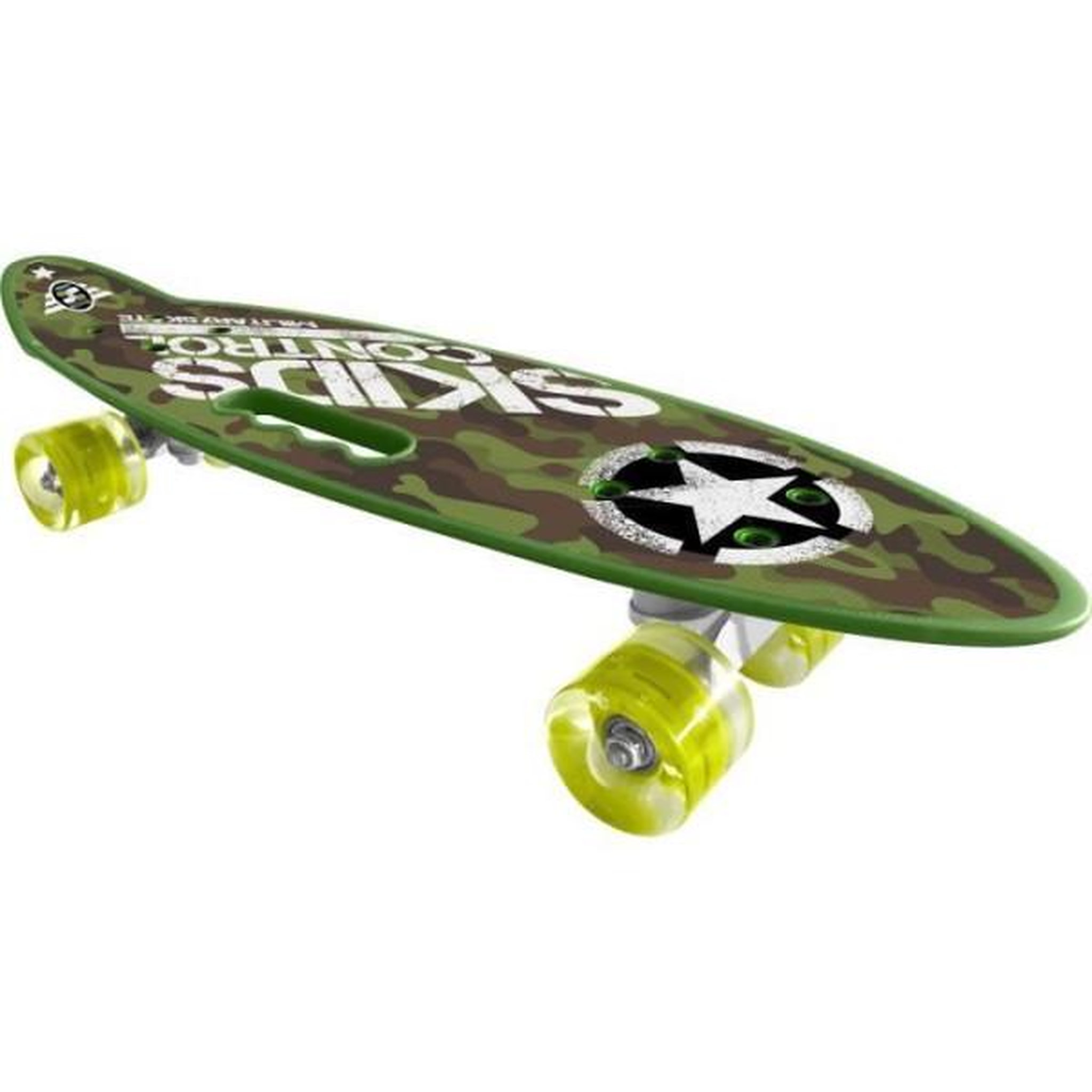 Voir la diapositive 3 : STAMP STAMP Skateboard 24 x 7 avec poignee Skids Control Military