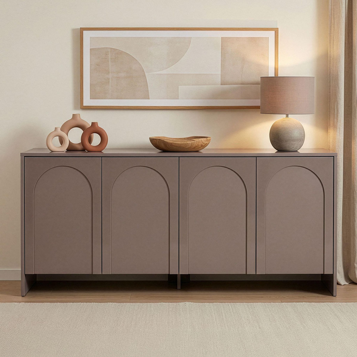 Habitat et Jardin Buffet en bois  Arlen  - 180 x 45 x 80 cm - Atlas