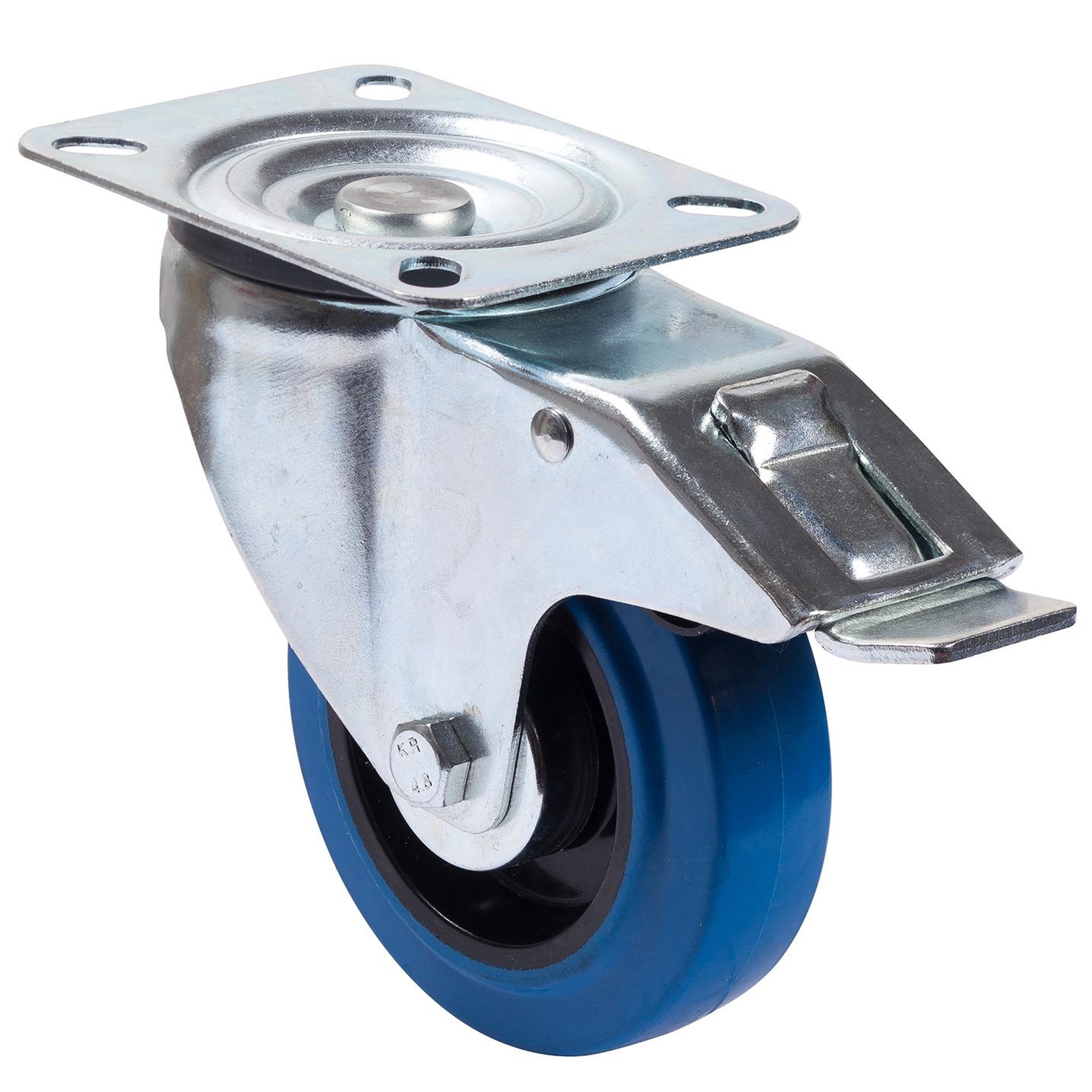 RHOMBUS Roulette pivotante avec frein, ø125mm charge lourde