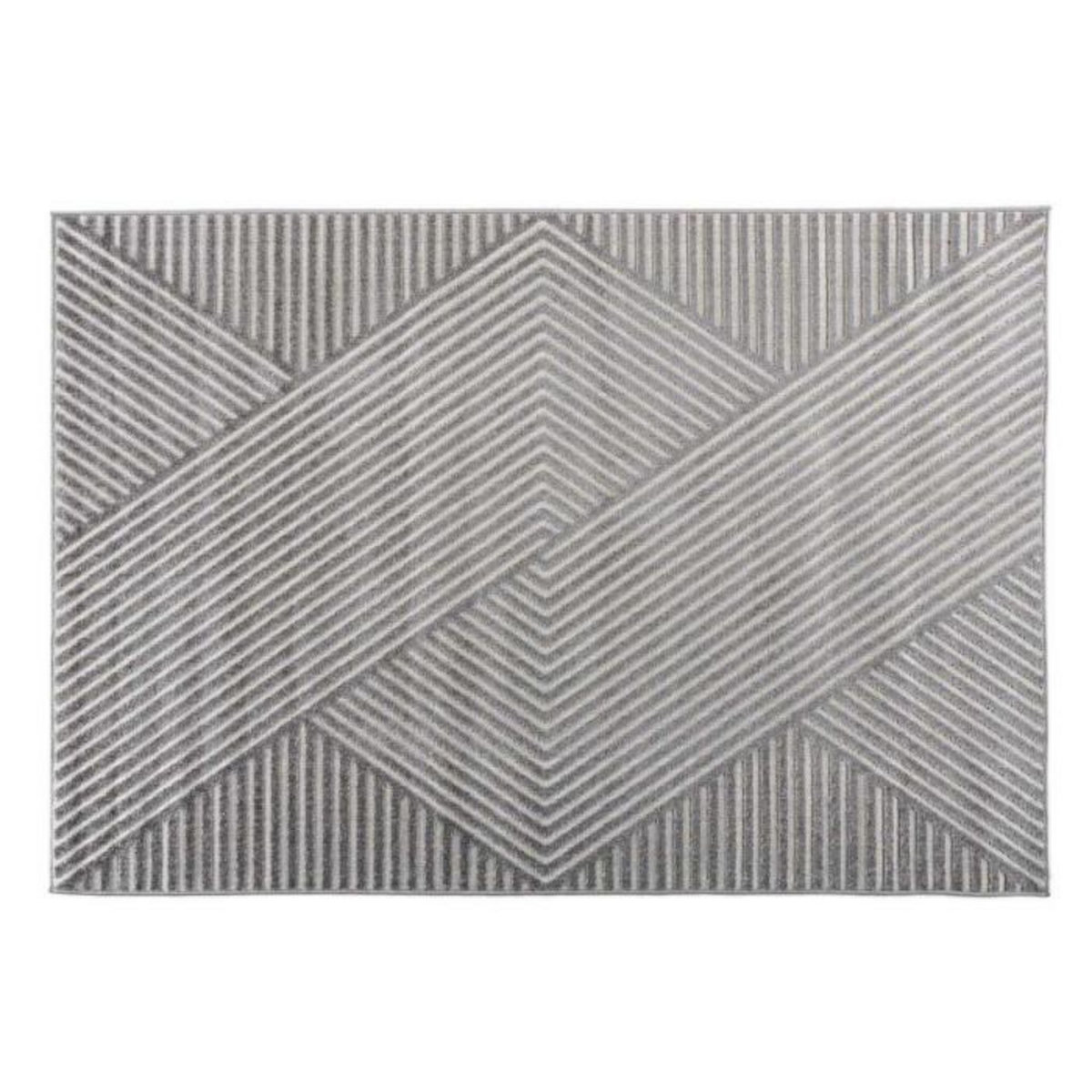 Paris Prix Tapis Déco  Aron Solar  240x340cm Gris
