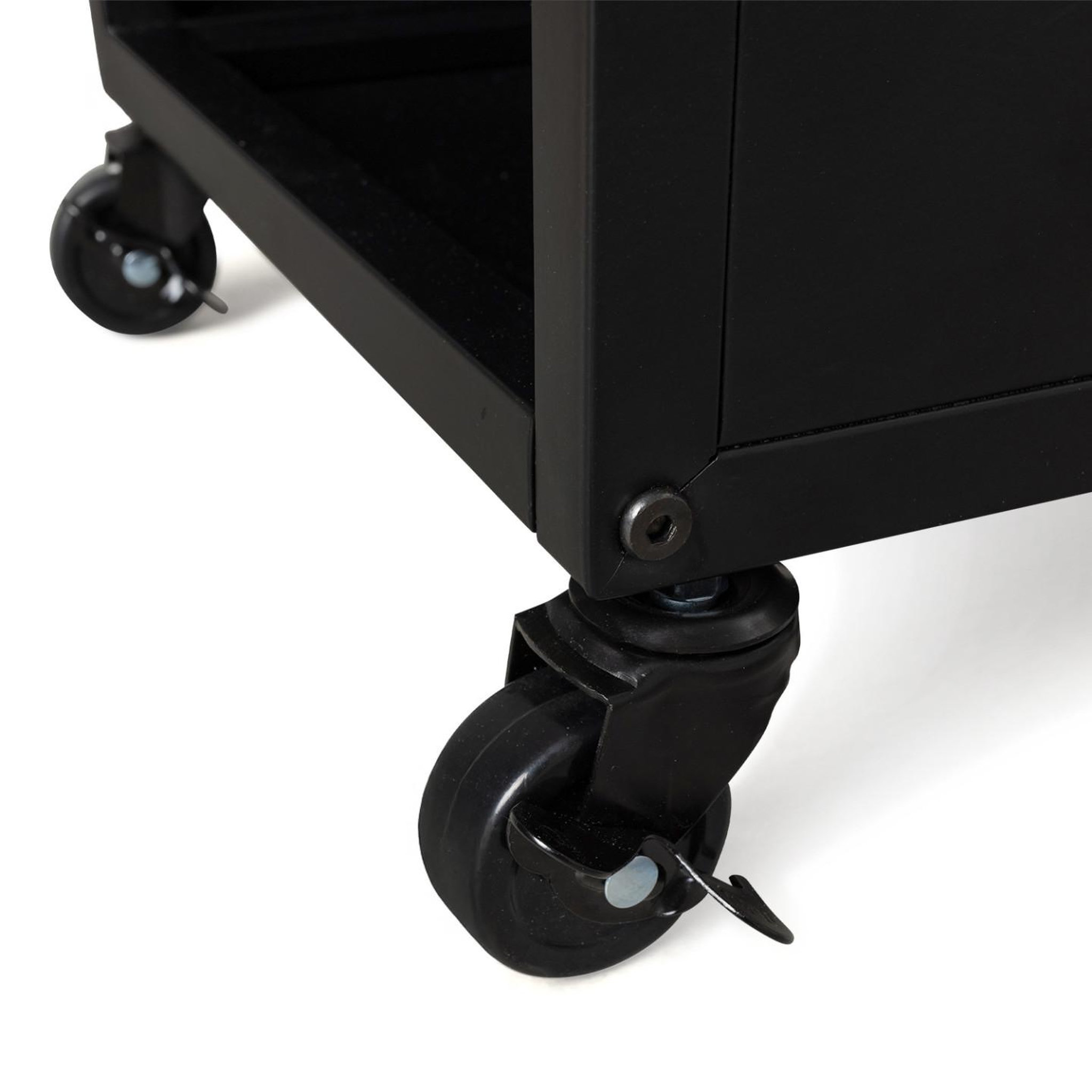 Voir la diapositive 5 : ID MARKET Range bûches vertical plein acier noir h. 119 cm pour cheminée avec roulettes