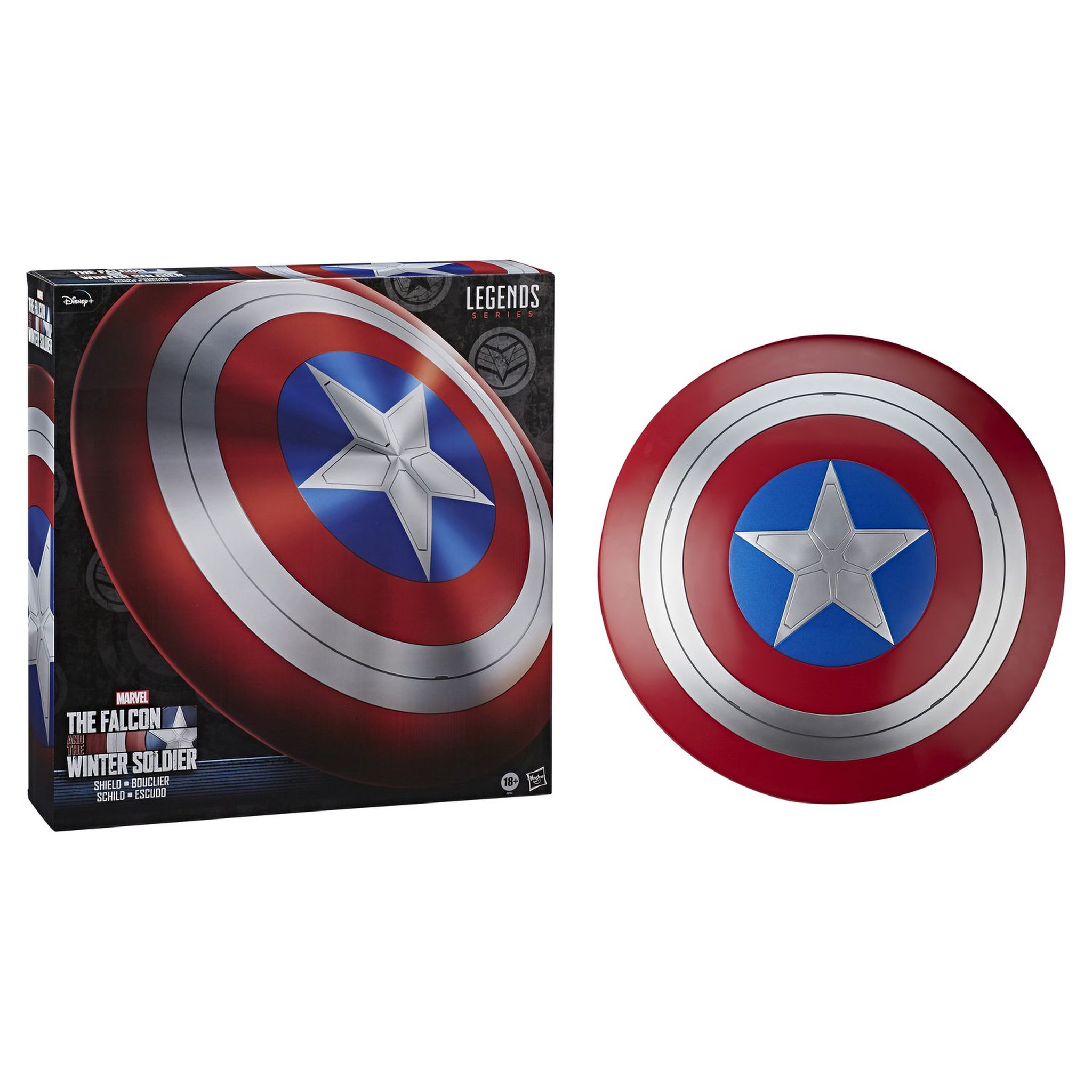 Voir la diapositive 2 : HASBRO Réplique Bouclier Captain America The Falcon Marvel Legends Series 