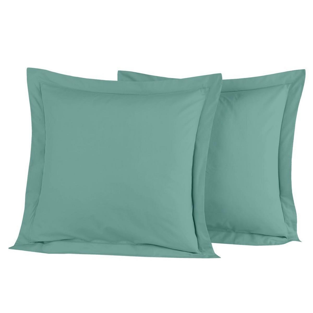 Sensei Maison Lot de 2 taies d'oreiller en percale de coton SOFT PERCALE