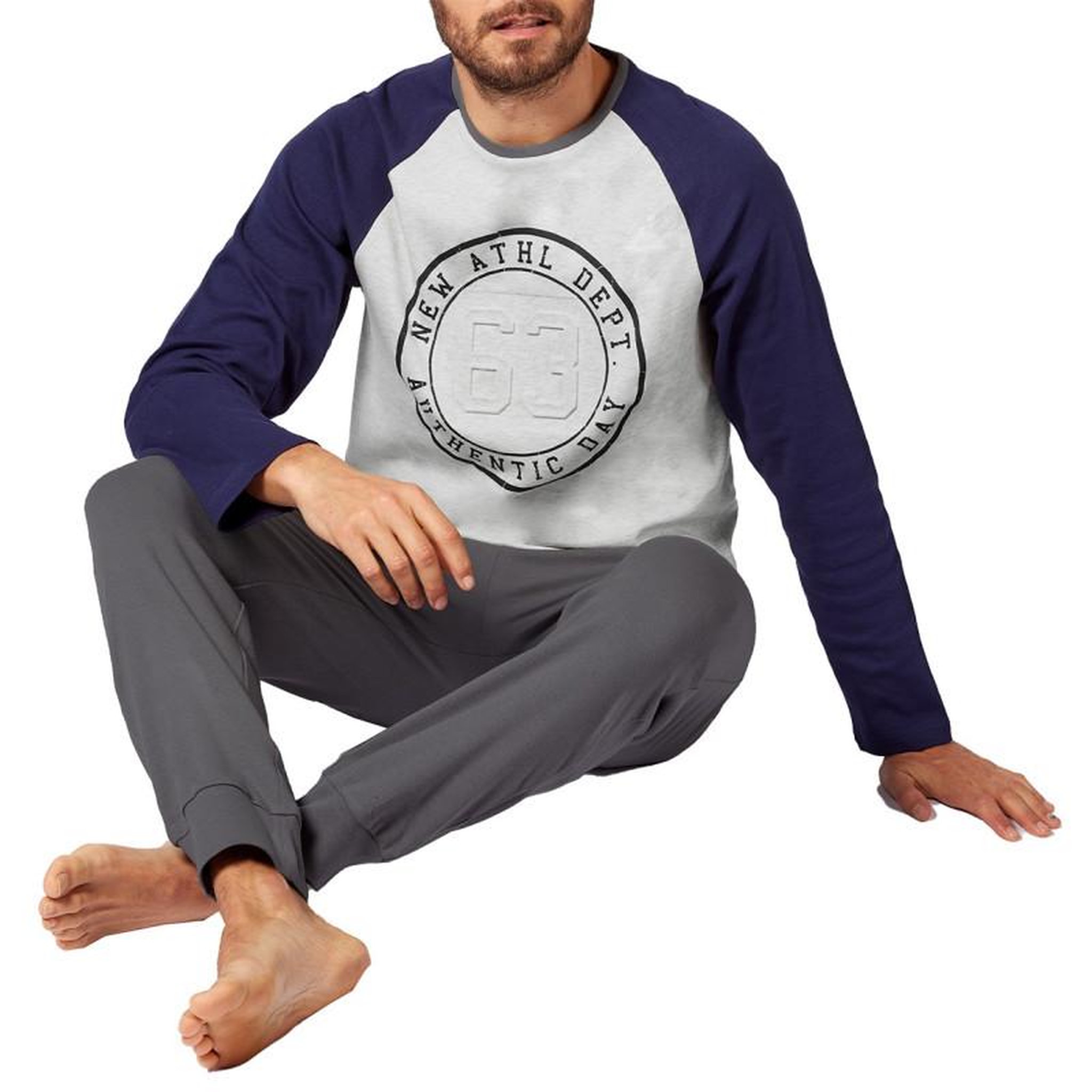 Voir la diapositive 1 : OZABI Pyjama COTON Mode Confort