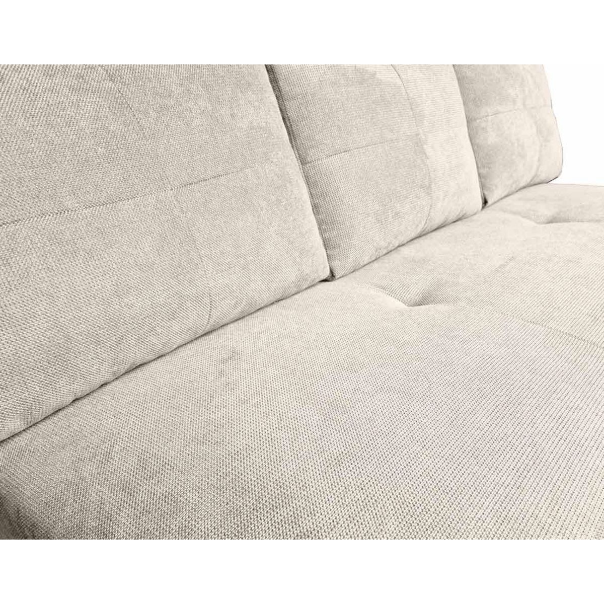 BEST MOBILIER Lucina - canapé droit 3 places - convertible avec coffre - en velours