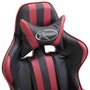 Voir la diapositive 5 : VIDAXL Chaise de jeu Rouge bordeaux Similicuir