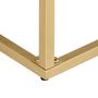 Voir la diapositive 4 : VIDAXL Table console dore 90x30x75 cm bois solide de manguier