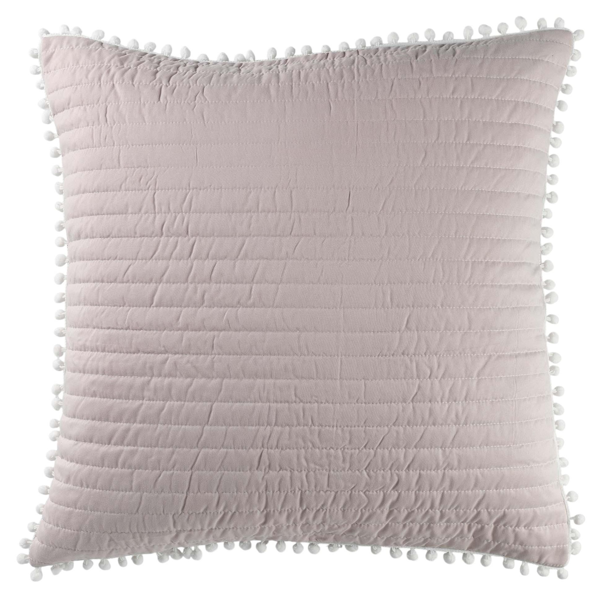 Eden Housse de coussin dorin design et moderne. Coloris disponibles : Rose, Blanc, Gris