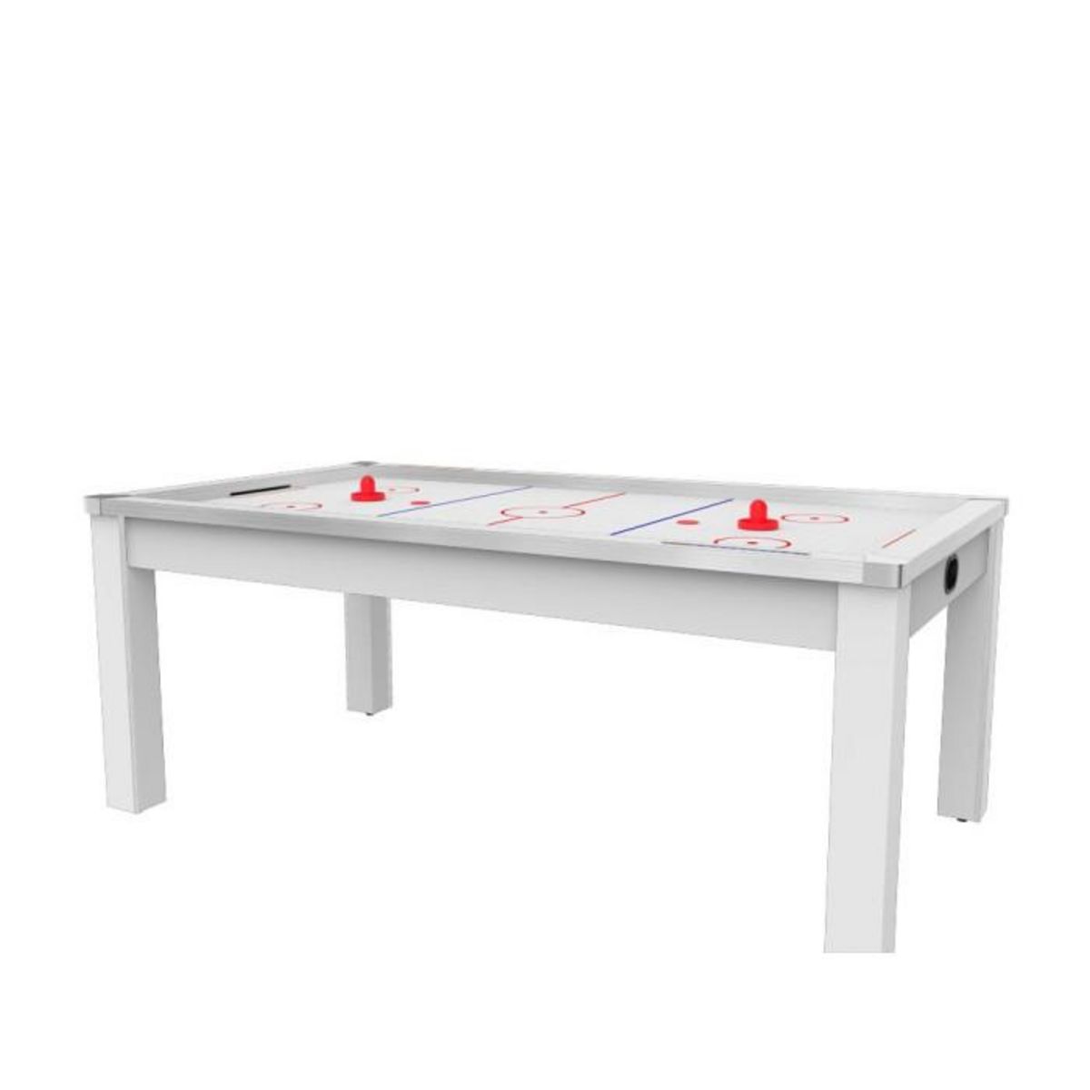 Paris Prix Table de Air Hockey Convertible  Calgary  213cm Blanc