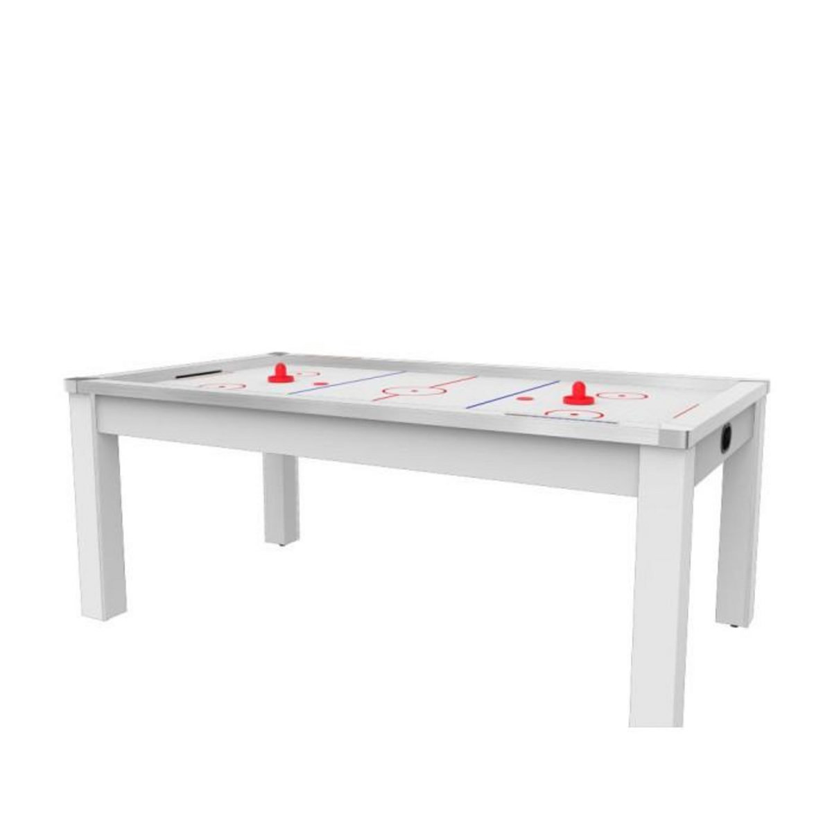 Paris Prix Table de Air Hockey Convertible  Calgary  213cm Blanc