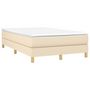 Voir la diapositive 3 : VIDAXL Cadre de lit sans matelas creme 120x200 cm tissu