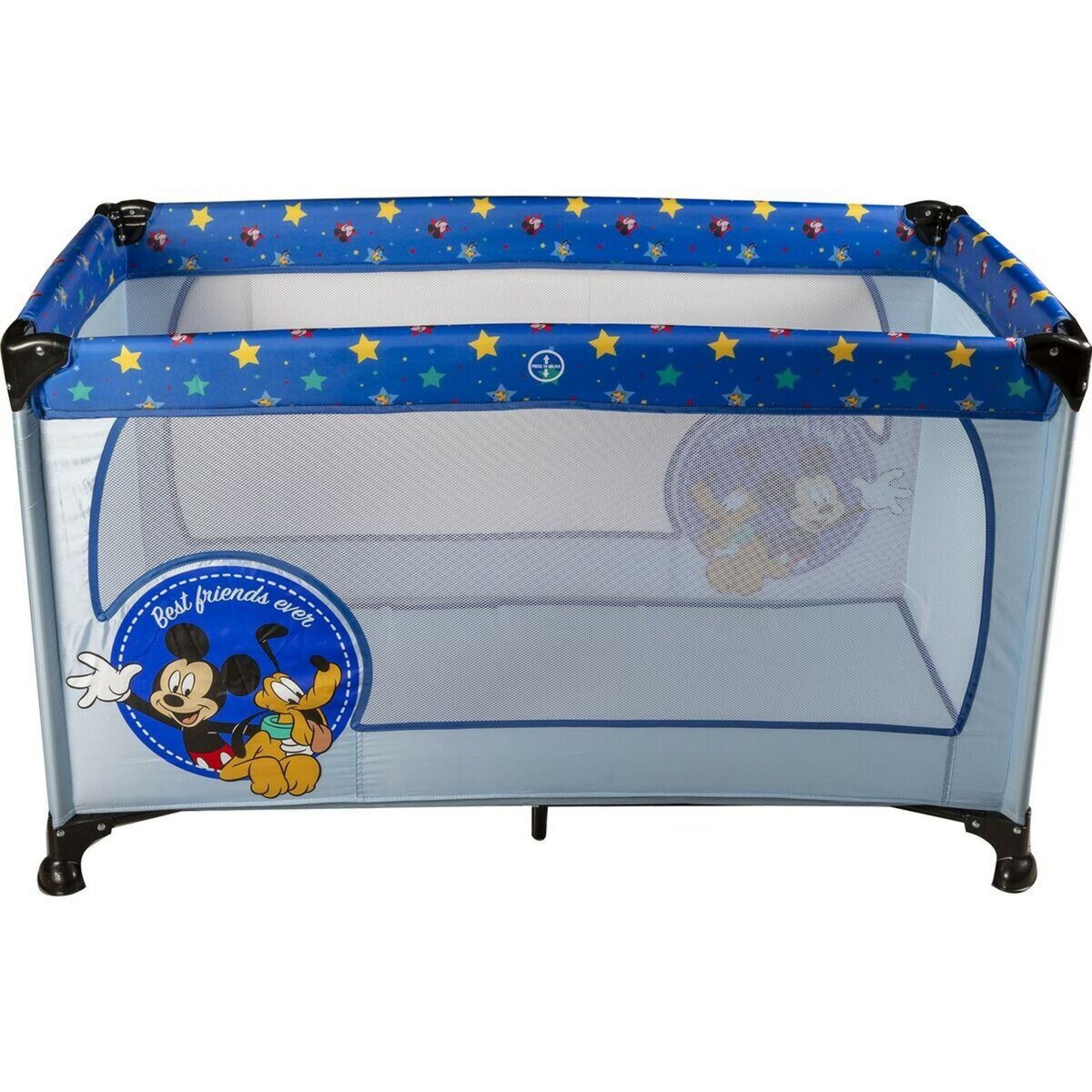 MICKEY Lit Bébé de Voyage Mickey Mouse CZ10607 120 x 65 x 76 cm Bleu