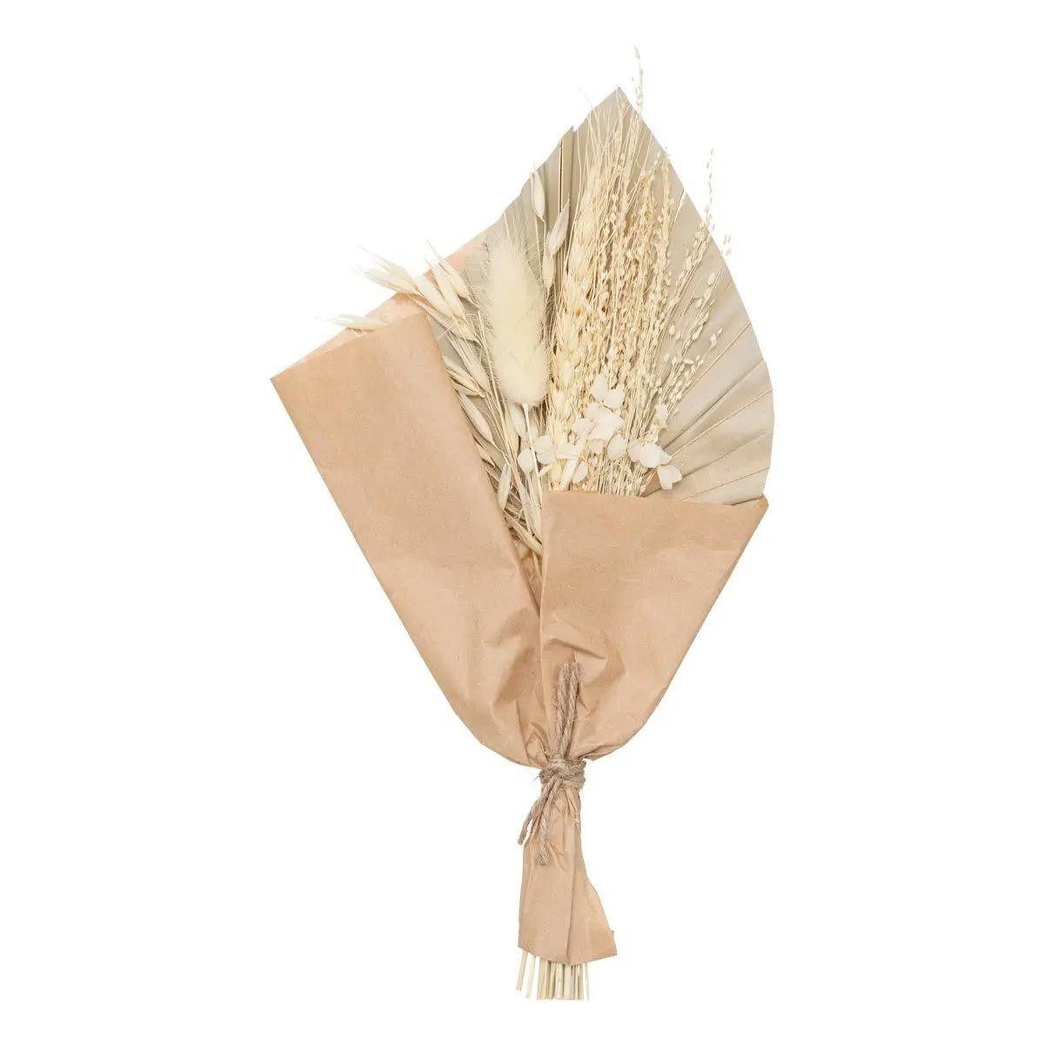 Voir la diapositive 3 : ATMOSPHERA Mini bouquet de fleurs naturelles  seav  30cm beige