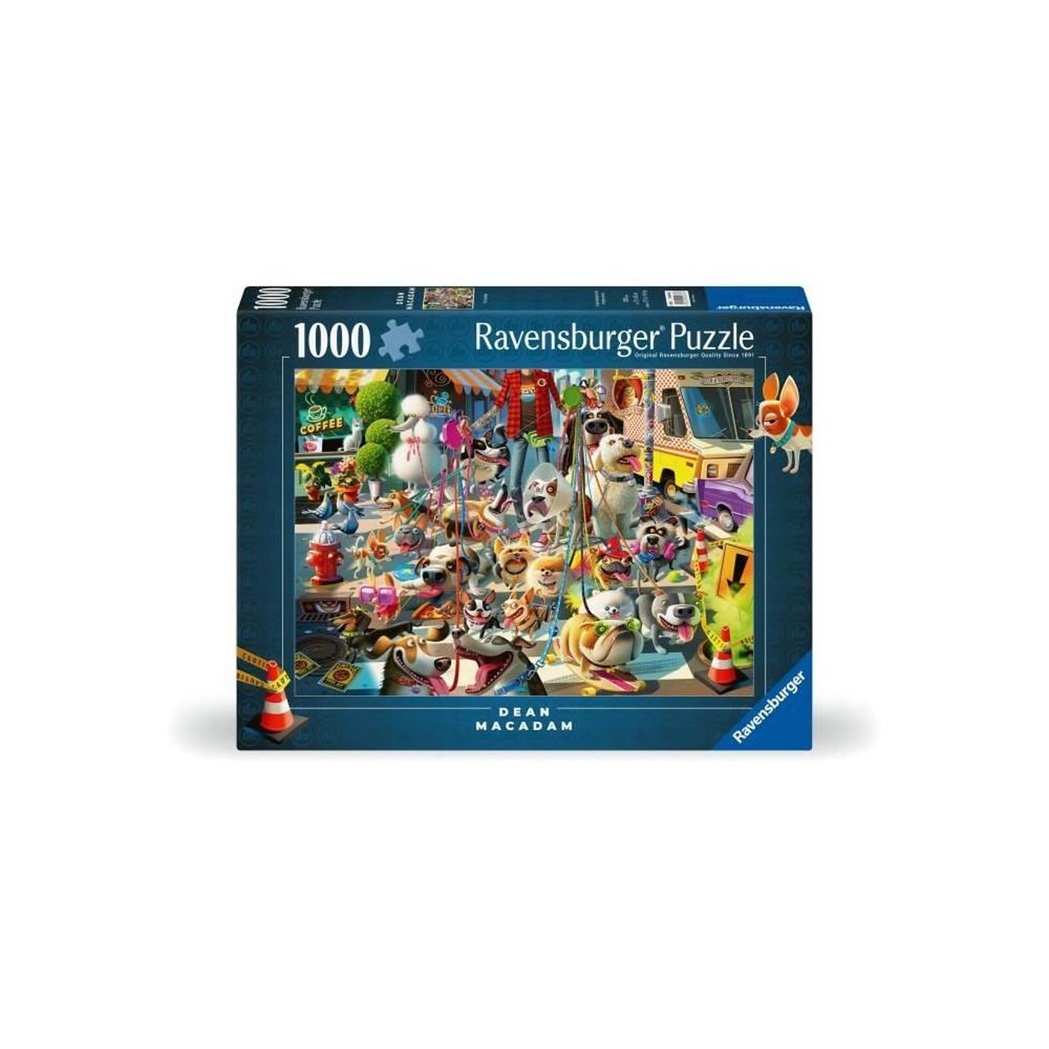 RAVENSBURGER Puzzle 1000 pièces - Promeneur de chien - Ravensburger