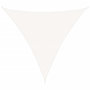 Voir la diapositive 2 : VIDAXL Voile d'ombrage PEHD Triangulaire 5 x 5 x 5 m Blanc