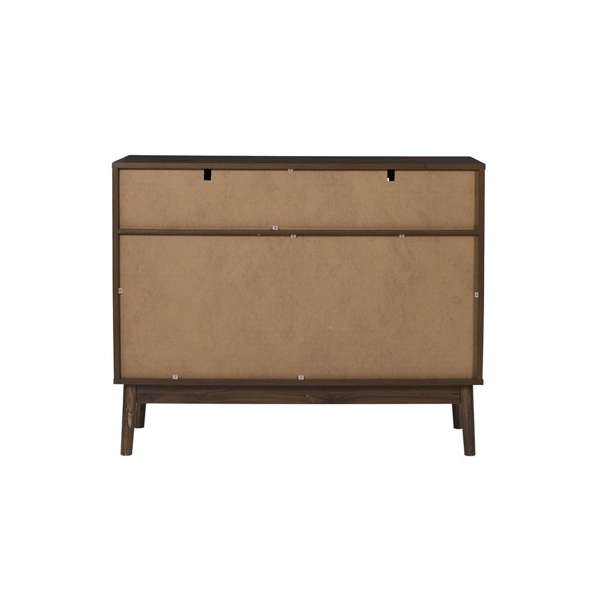 Voir la diapositive 6 : The Home Deco Factory Buffet 2 portes & 2 tiroirs  klaus  100cm marron foncé