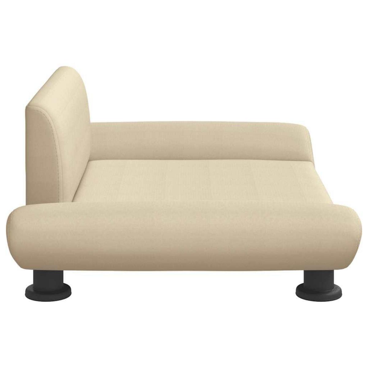 VIDAXL Lit pour chien creme 70x45x28 cm tissu