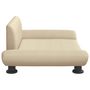 Voir la diapositive 4 : VIDAXL Lit pour chien creme 70x45x28 cm tissu