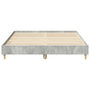 Voir la diapositive 5 : VIDAXL Cadre de lit sans matelas gris beton 140x200 cm bois ingenierie
