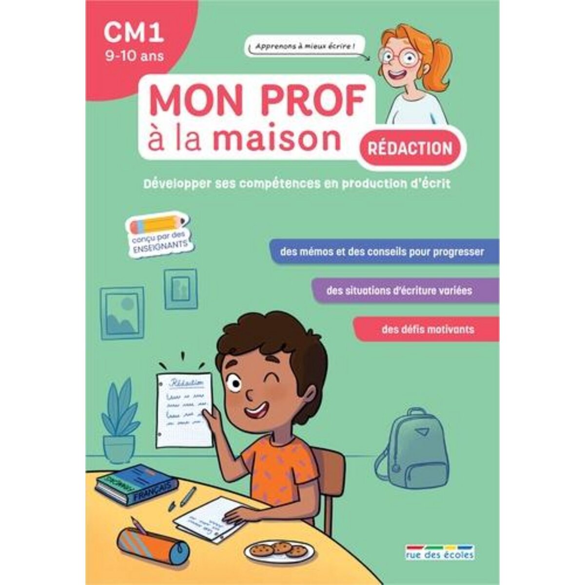 REDACTION CM1 MON PROF A LA MAISON. DEVELOPPER SES COMPETENCES EN PRODUCTION D'ECRIT, Serra Gaëtan
