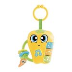 LISCIANI GIOCHI Pepper - Hochet électronique - CAROTINA BABY - Sons et mélodies joyeuses, Anneaux de dentition
