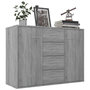 Voir la diapositive 3 : VIDAXL Buffet Sonoma gris 88x30x65 cm Bois d'ingenierie