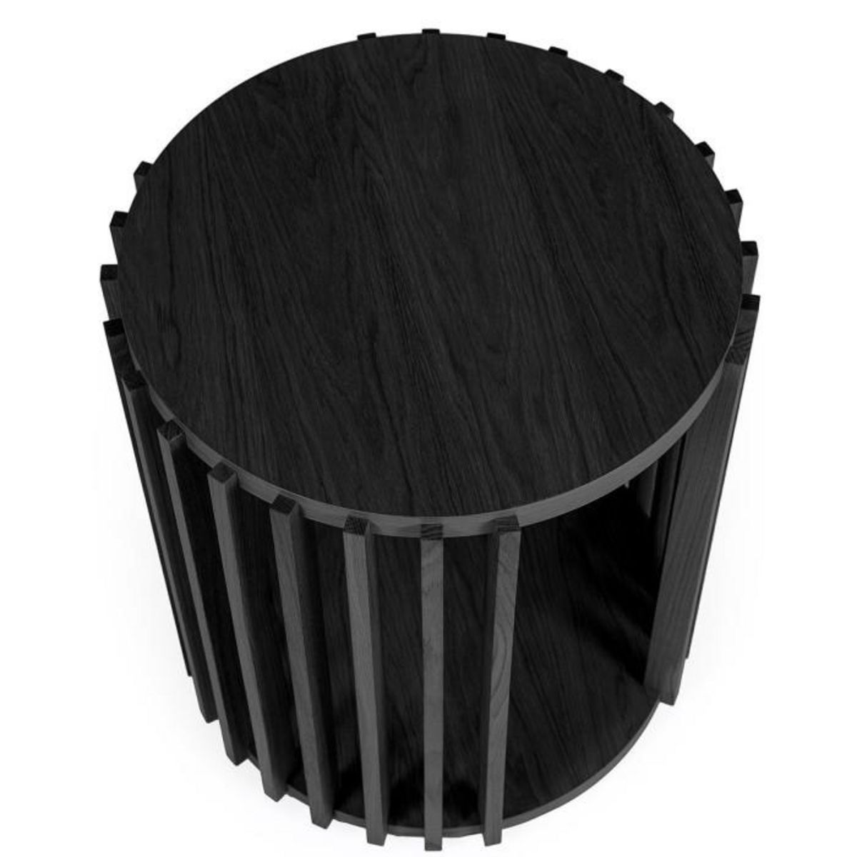 Paris Prix Table d'Appoint Design  Drume  58cm Noir