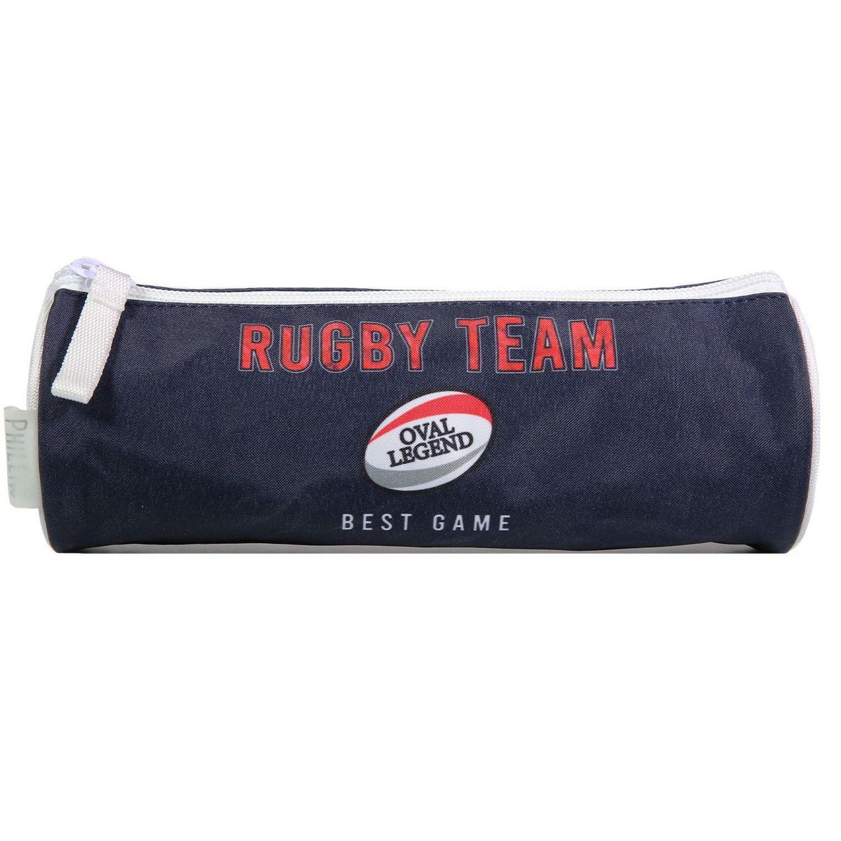 Bagtrotter BAGTROTTER Trousse scolaire ronde Phileas Bleu Rugby