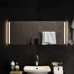 VIDAXL Miroir de salle de bain a LED 100x40 cm
