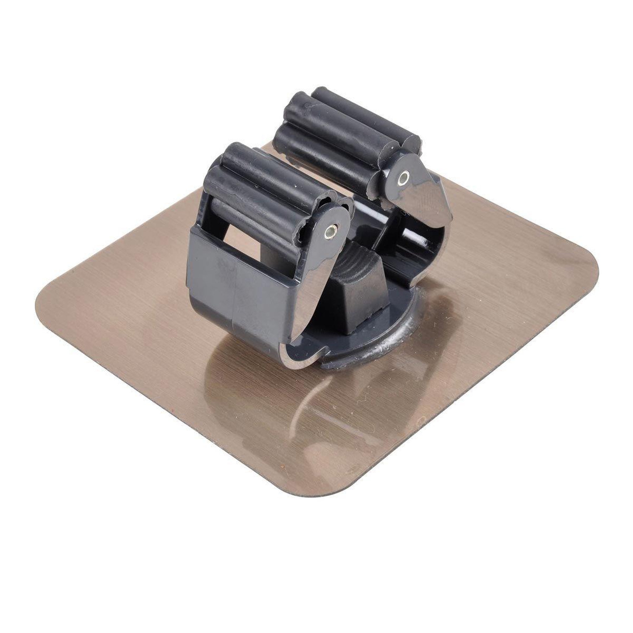 HOMEA Accroche Balai  Repositionnable  Anthracite